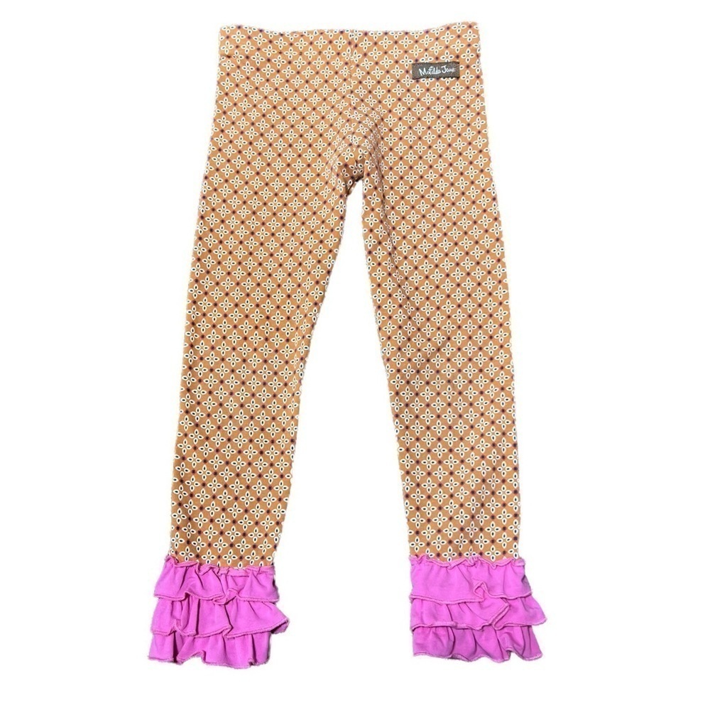 Matilda Jane Pretend Today‎ Bennys Ruffle Leggings Girls 4 Make Believe